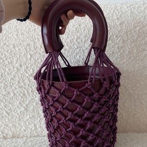 STAUD Moreau Leather Bucket Bag